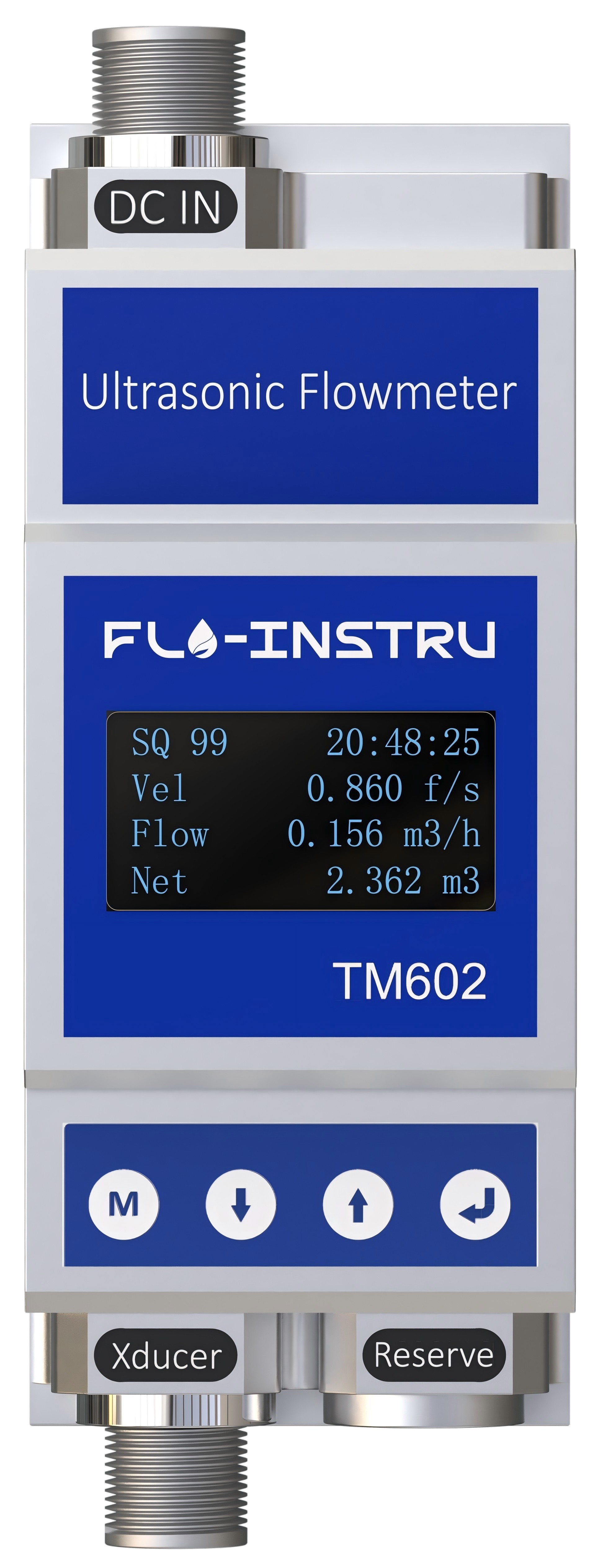 Tm602 Labell TM602 Separate High Temperature Ultrasonic Flow Meter For Reverse ...